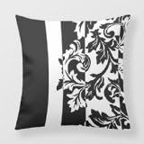 Lightinglife Decor Throw Pillow Arabesque Cotton Throw Pillow Cover Damask Elegant 18 X 18 Throw Pillow