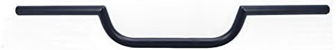 AlphaMoto Flat Black Cafe Racer Ace Clubman Handlebar Bars 7/8" CB GS XS 650 750 850 900