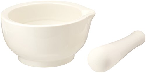 Maxwell and Williams Basics Mortar and Pestle, 5-Inch, White