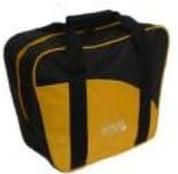 Aurora Soft Pack Combo Bowling Ball Bags - Ball/Shoes - Black & Marigold