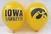 NCAA Iowa Hawkeyes Gold 10-Pack 11" Latex Balloons