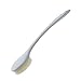 Bath Scrubber Body Brush Shower Scrubber Back Brush with Long Handle, Ergonomic Nonslip Durable (Gray)
