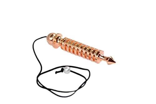 Jet International Quality 9 Plate Ring Copper Plated Metal Isis Pendulum Healing Dowsing A++ Metaphysical Spiritual Answers