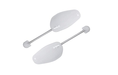 Happyupcity 2 Pairs Women's Professional Adjustable Transparent Shoe Stretcher Practical Portable Keep Shape Shoe Trees Automatic Support Shape Plastic Boot Holder Shape