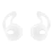 TEEMADE 6 Pieces EarPods EarHooks Silicone Cover Tips Replacement Ear Gels Buds Anti-Slip Silicone Soft Sports Earbud Tips for iPhone Headphones Earphones (Clear)