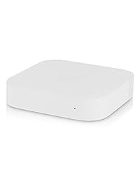 Apple AirPort Express Base Station mc414ll A y cable de Ethernet de alta velocidad (10 pies) (Refurbished Certificado), Blanco