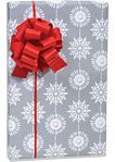 Christmas WINTER SNOWFLAKES Gift Wrap Wrapping Paper - 16ft Roll