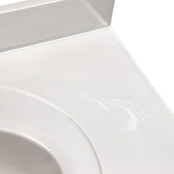 Design House Cultured Marble Vanity Top, Ivory