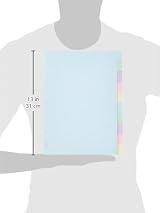 Exacompta 1610E Forever Collection 10-Part A4 Dividers 170gsm Recycled view 5