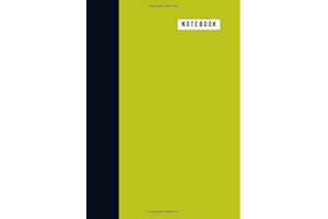 Notebook: 600 Pages - Lined Notebook - 8.27 x 11.69 inches (Large as A4 paper) - Olive Black Cover