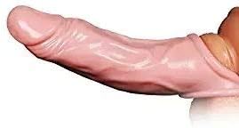 YST22 Silicone PE！Nis Sleeve Extender Enlargement Ma~1e Chastity S~e~X T~o~y~s Extension CO~CK Sleeves D~i~C！k Sock Reusable Condoms for Men toy