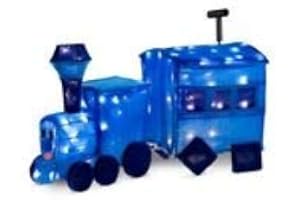 PRODUCTWORKS Rudolph Misfit Toy Train Christmas Yard Decoration