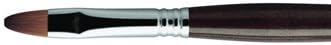 Speedball Art Products Escoda Prado Series Artist Watercolor & Acrylic Short Handle Bright Paint Brush, Size 24, Synthetic Sable