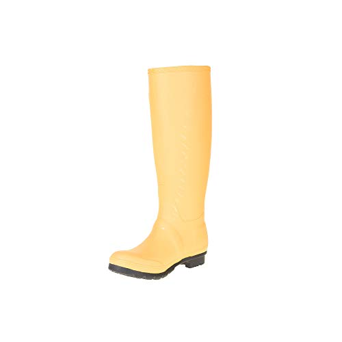 mustard rain boots