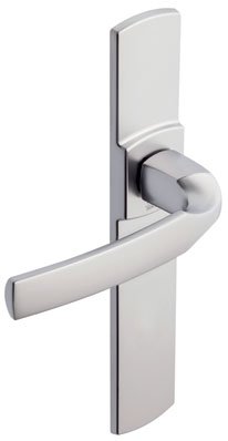 Vachette Türgriff-Set auf Platte ARTIS – Version Auslauf für Küche, Wohnzimmer – Abstand 195 mm – Material Zamak – strapazierfähiges Zamak-Material – Chrom-Finish