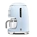 SMEG 1950's Retro Style Coffee Maker Machine (Pastel Blue)