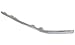 Evan-Fischer Bumper Trim compatible with Chrysler 300 05-10 Front LH Plastic Chrome Bumper Strip Left Side