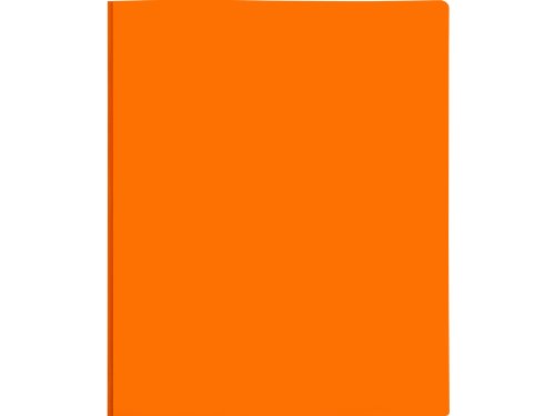 Lion 2-Pocket Plastic Folder with Fasteners, Orange, 1 Folder (92310-OR)