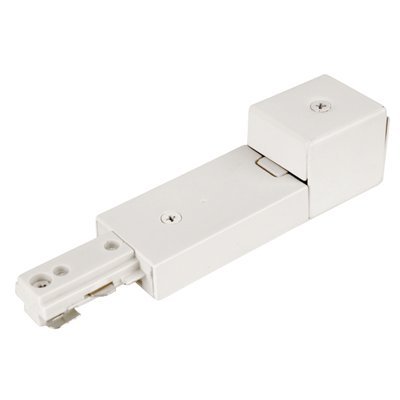 Portfolio White Linear Track Light Live End Power Feed