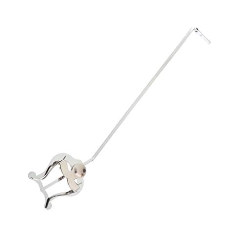 Moligh doll Duable Marching Baritone Lyre Trombone Euphonium Lyre Music Sheet Clip Flip Folder Silver