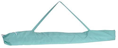 Meinposten Sonnenschirm UV-Schutz 30+ Strandschirm mit Fransen Balkonschirm Schirm Ø 155 cm TÜRKIS – Bild 3