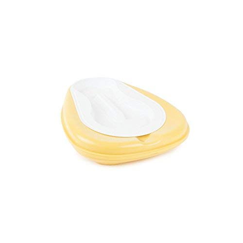 Conventional Bedpan With Cover - 3qt - 350lb Cap - Gold