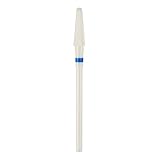 Docooler® White Ceramic Nail File Flame Bit Ceramic Nail Drill Bit for 3/32'' Nail Art Machine