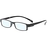 Calabria 762 Around the Neck Hanging Reading Glasses Blue Light or Clear Lens Men Women Durable Trendy Readers Long Temples