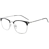 SOJOS Trendy Aviator Sunglasses Ens Woens Retro Double Bridge Etal - View #4