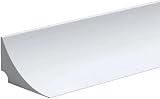 Zayejod 8M Silicone Shower Threshold Water Barrier 2.5cm White