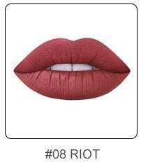 Matte Lip Gloss Matt Liquid Lipstick - 8 RIOT