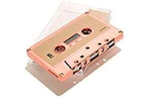 FYDELITY Rose Gold Chrome Cassette Tape Blank Cassette Tapes for Recording Blank Audio Tapes Clear Audio Cassette Tape Colored Cassettes Tapes Empty Cassette Tape Recordable Tapes-10 Pack 60 Minute