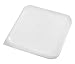 Rubbermaid Commercial Products Large Lid For 2/4/6/8 Qt. Plastic Space Saving Square Food Storage Container, White, Lid for Kitchen/Restaurant/Cafeteria for Wet/Dry Food Storage, Pack of 12