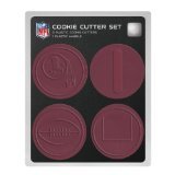 NFL Washington Redskins Officially Licensed Set of Cookie Cutters