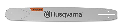 Husqvarna X-Tough 24 Inch Chainsaw Bar, 3/8" pitch, .058" gauge and 84 drive li…