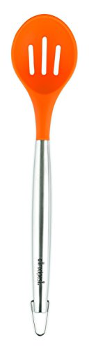 Allrecipes Stainless Steel and Silicone Slotted Spoon