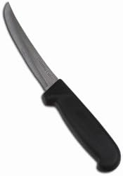 Columbia Cutlery 6" Curved &amp; Stiff Black Boning/fillet Knife