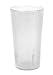 32 oz. (Ounce) Restaurant Tumbler Beverage Cup, Stackable Cups, Break-Resistant Commmerical Plastic, Set of 4 - Clear