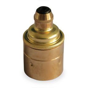 Lamp holder Edison Screw Cord Grip (Brass)