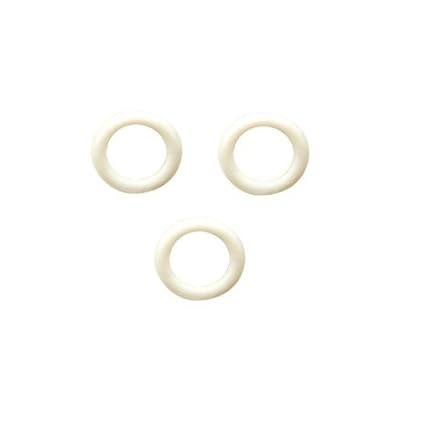 Badris White Plastic Rings for Roman Blinds Standard Size (50)