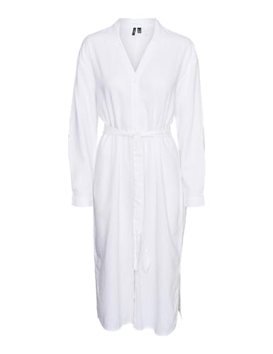 Vmlinn Linen Loose Calf Shirt WVN Noos