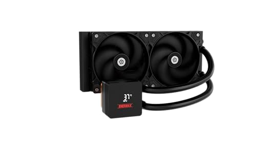 LIQMAX IV 240mm AIO CPU Wasserkühlung|Dual Chamber|TDP 360W+|Intel LGA 1851/1700/115x/2066| AMD AM5/AM4 |Digital Anzeige |2x 120 PWM Performance Flow Fan|ELC-LMIV240-SF