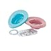 Elongated Sitz Bath for Perineal, Hemorrhoidal, Episiotomy Soak Relief - Loved by Pregnant Postpartum Women and Elderly - Rose Color, 1 Kit