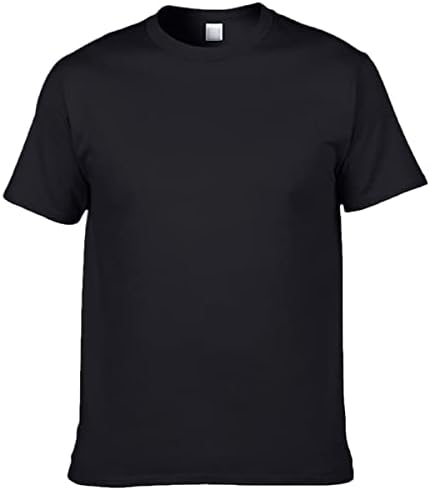 Gildan Adult 4XL Black 6.1 oz 100% Cotton Short Sleeve T-Shirt