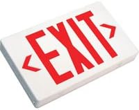 Mule MXARU LED Universal Thermoplastic LED Exit, Red