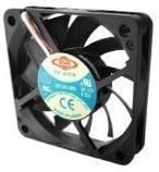 Top Motor/Dynatron 6cm 60mm DF126010BM 60mm x 60mm x 10mm 2-Ball Bearing Computer 3-Pin Case Cooling Fan, Medium Speed