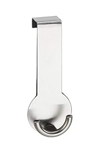 Image of Wenko 4468050100 Rondo Stainless Steel Door Hook Rabbet, 5.5 x 14 x 4.5 cm by Wenko