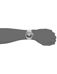 Invicta "Colección de personajes Cuarzo Acero Inoxidable Reloj Casual, Color: plateado (Modelo: 24800)