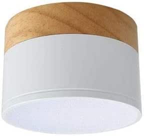 Lámpara de techo Wall lamp estilo japonés redondo de aluminio Foco