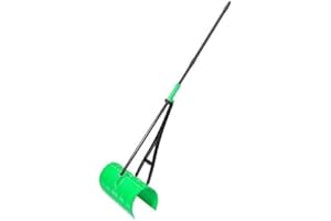 Amazing Rake Back Saving Garden Rake ― Leaf Rakes for Gardening ― Leaf Picker Upper ― Heavy Duty Leaves Claw & Rakes Lawns Garden Tool ― Easy Leaf & Grass Grabber Without Bending Over ― Green